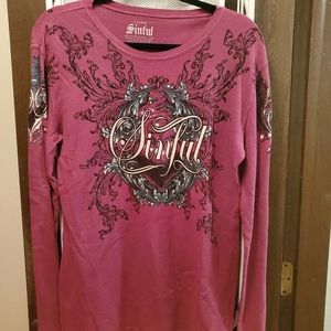 Sinful long sleeve top